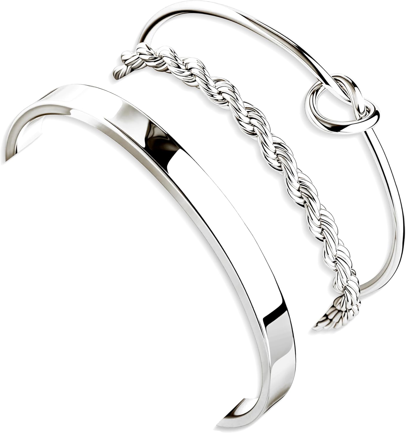 Jewelry Essentials Watches - Pulseiras de Prata Esterlina 925 para