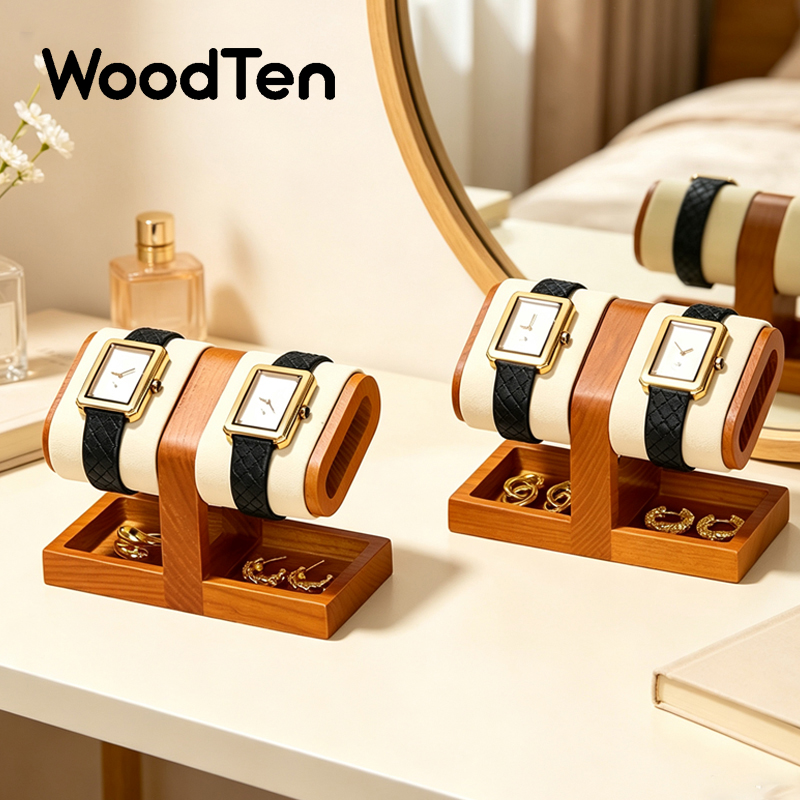 Jewelry Stand Watches - Suporte de Exibição para Relógios WoodTen,