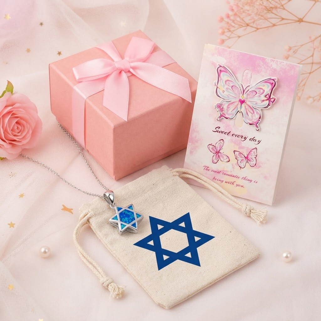 Jewelry & Watches Company - Colar com Pingente Estrela de Davi