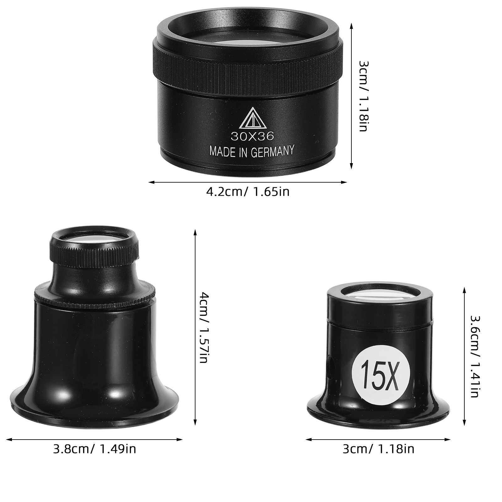 Conjunto de 5 Lentes de Aument - Jewelry Repair & Watches Reviews avaliação e preço