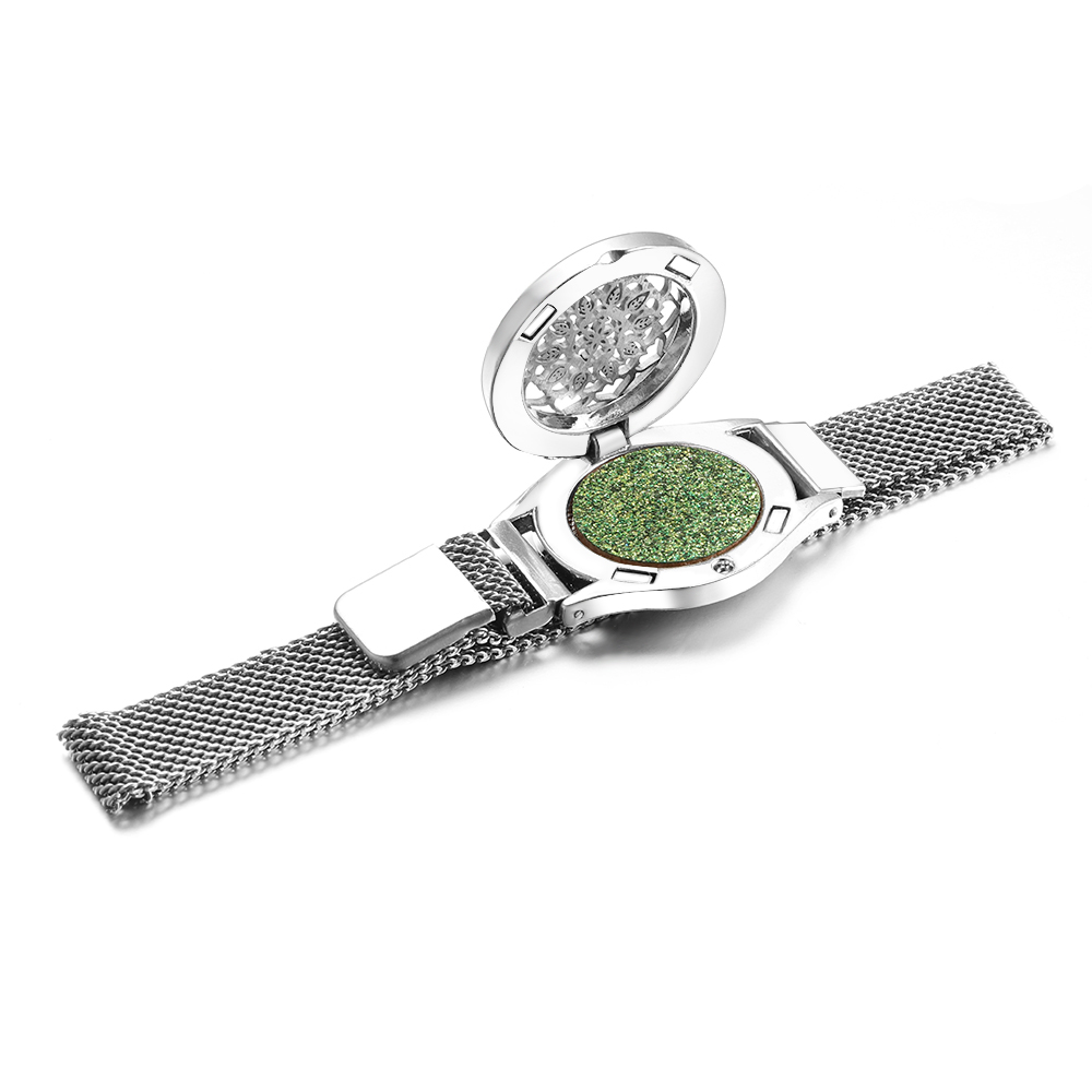 Pulseira de Aromaterapia de Aç - Jewelry Essentials Watches avaliação e preço