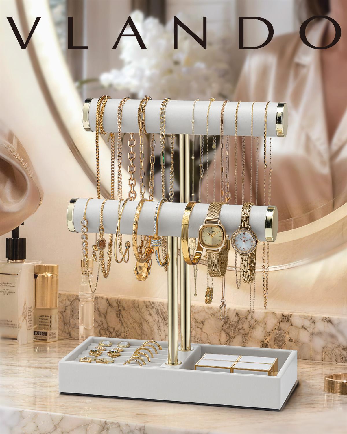 VLANDO Organizador de Joias Cl - Jewelry Essentials Watches avaliação e preço