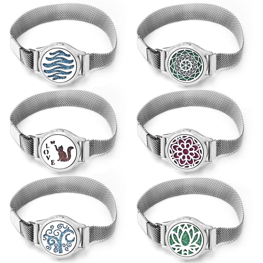 Moda padrão de lótus aromatera - Jewelry Essentials Watches avaliação e preço