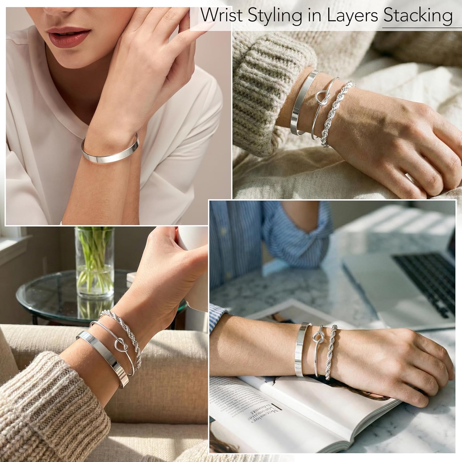 Pulseiras de Prata Esterlina 9 - Jewelry Essentials Watches avaliação e preço