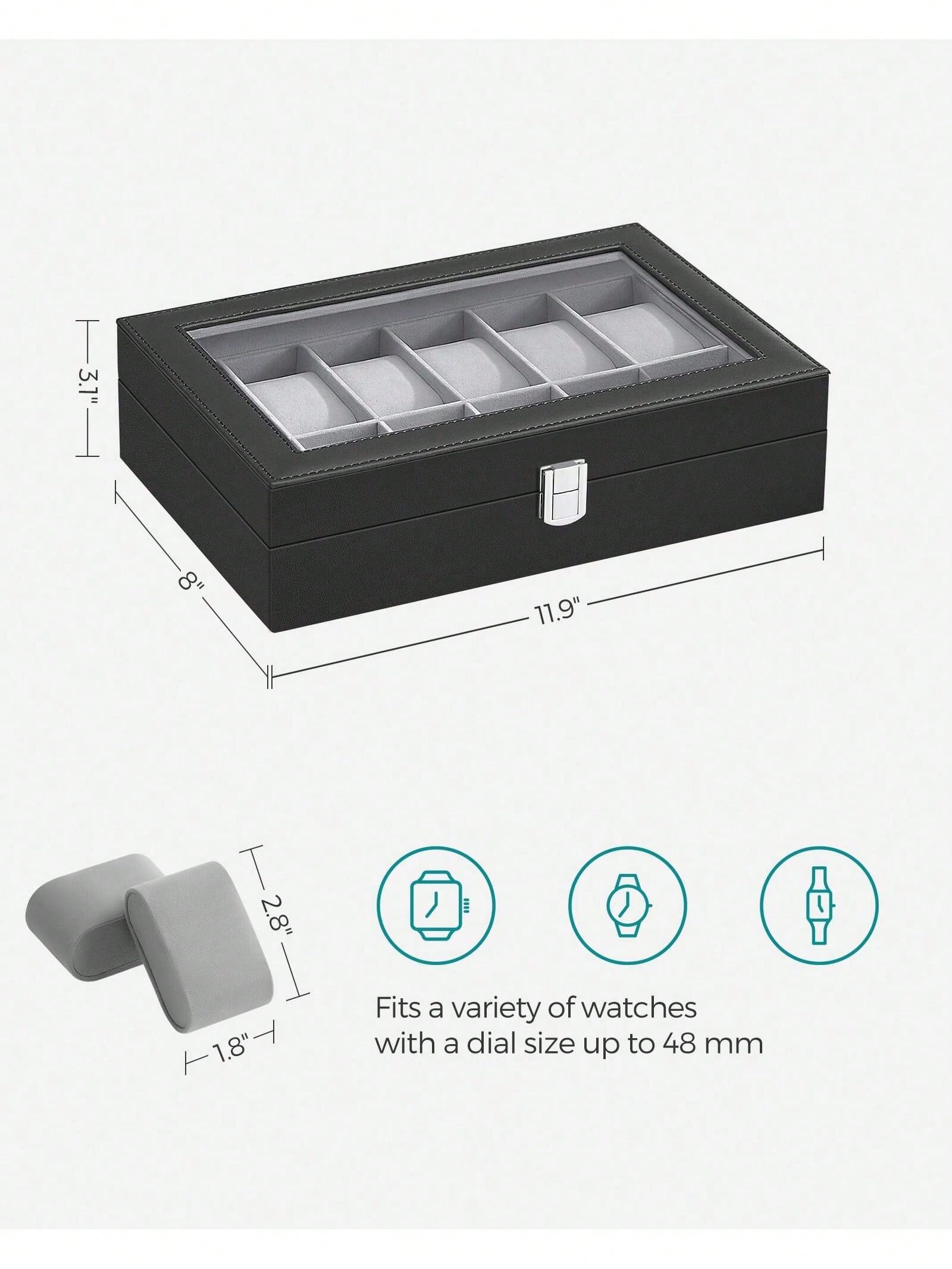 Caixa de Relógios com 12 Compa - Jewelry Stand Watches avaliação e preço