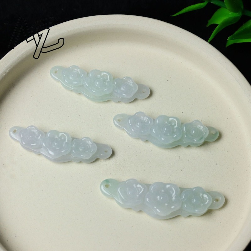 1 peça de Flor de Jadeíta Natu - Jewelry & Watches Company avaliação e preço